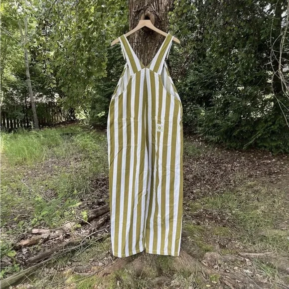 Big Bud Press Olive Stripe Original Overalls Size 2X - Picture 4 of 9